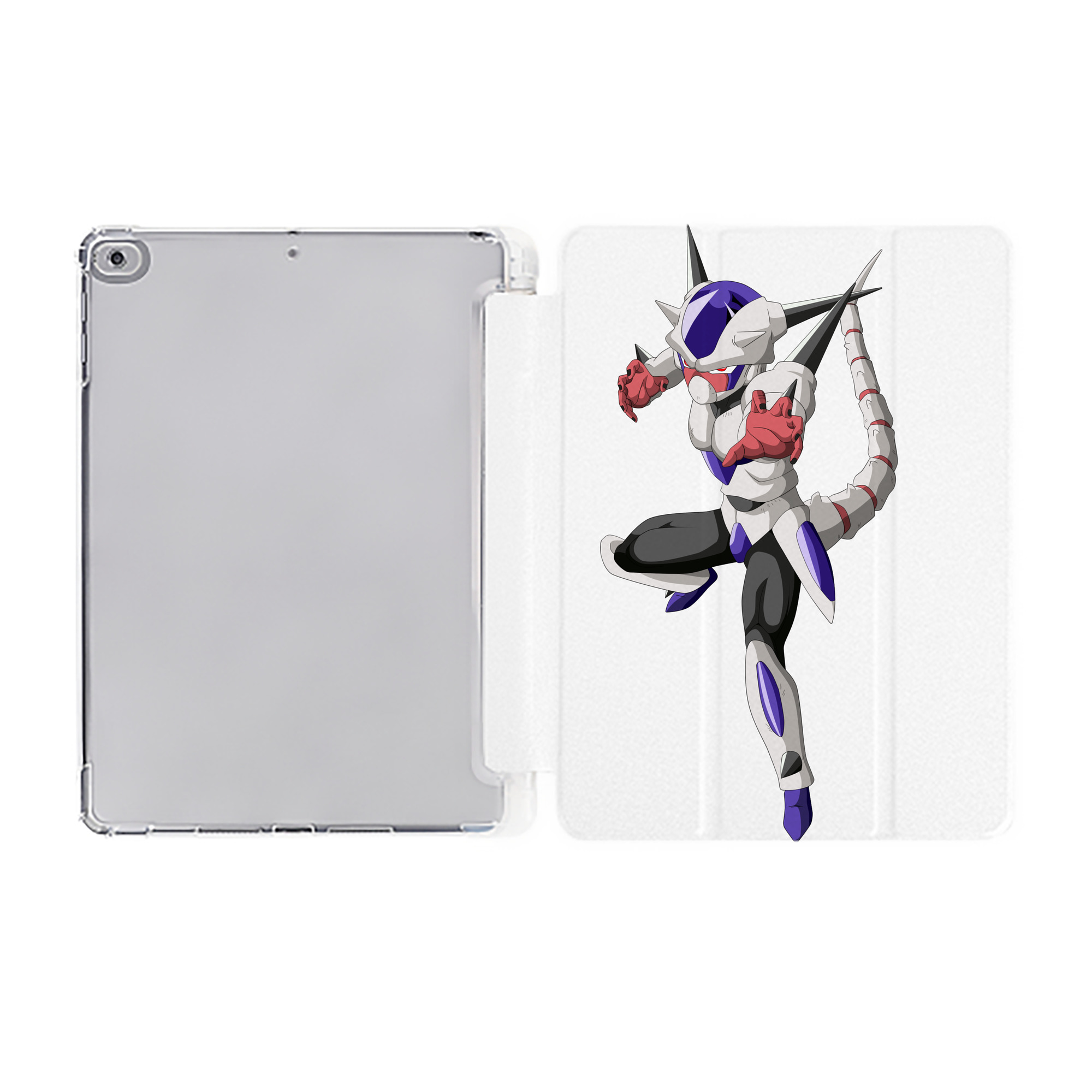 （画像用） ドラゴンボール クリーサ DRAGON BALL Kulisa IPad ケース ペン収納付き 三つ折りスタンド PUレザー×シリコン 対応機種9.5/10.5/10.9インチ